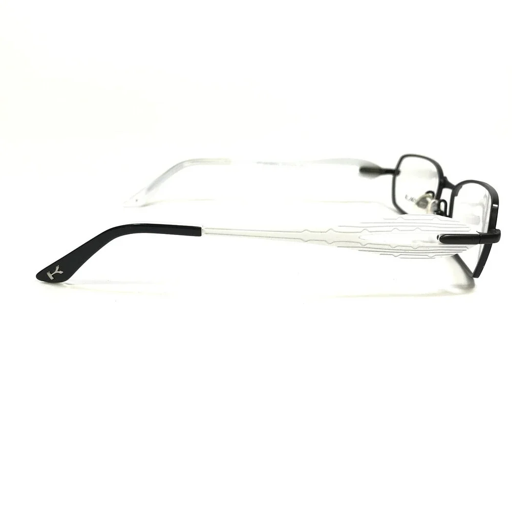 Morel Eyeglasses Frames KOALI 6723K NW103 Black White Rectangular 53-16-135
